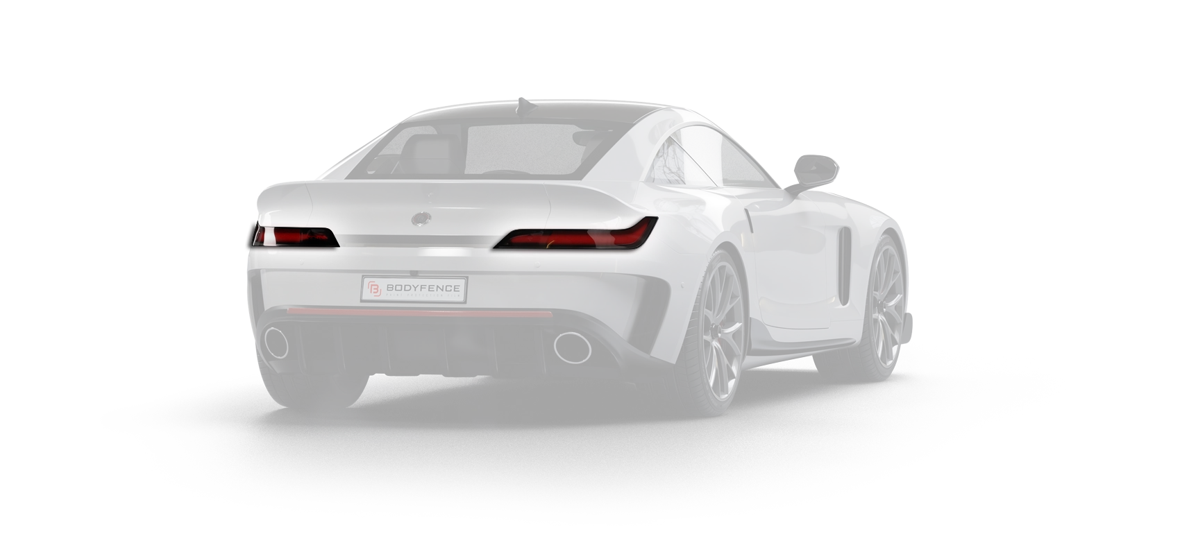 BLACK LIGHT shown on its intended automotive application