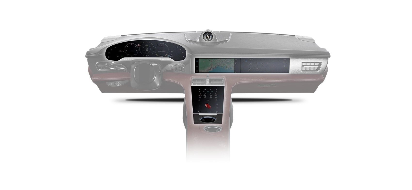 DFENCE ONEXM shown on its intended automotive application